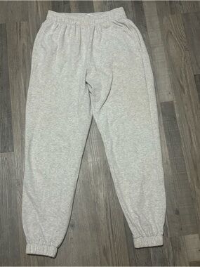 Heather white Sweatpants